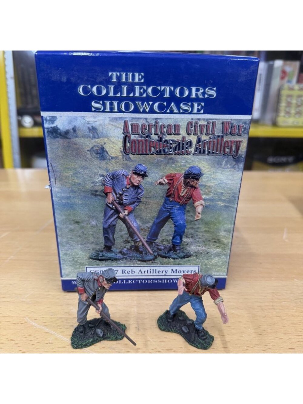 The Collectors Showcase CS00447 Reb Artillery Movers Civil War Boxed